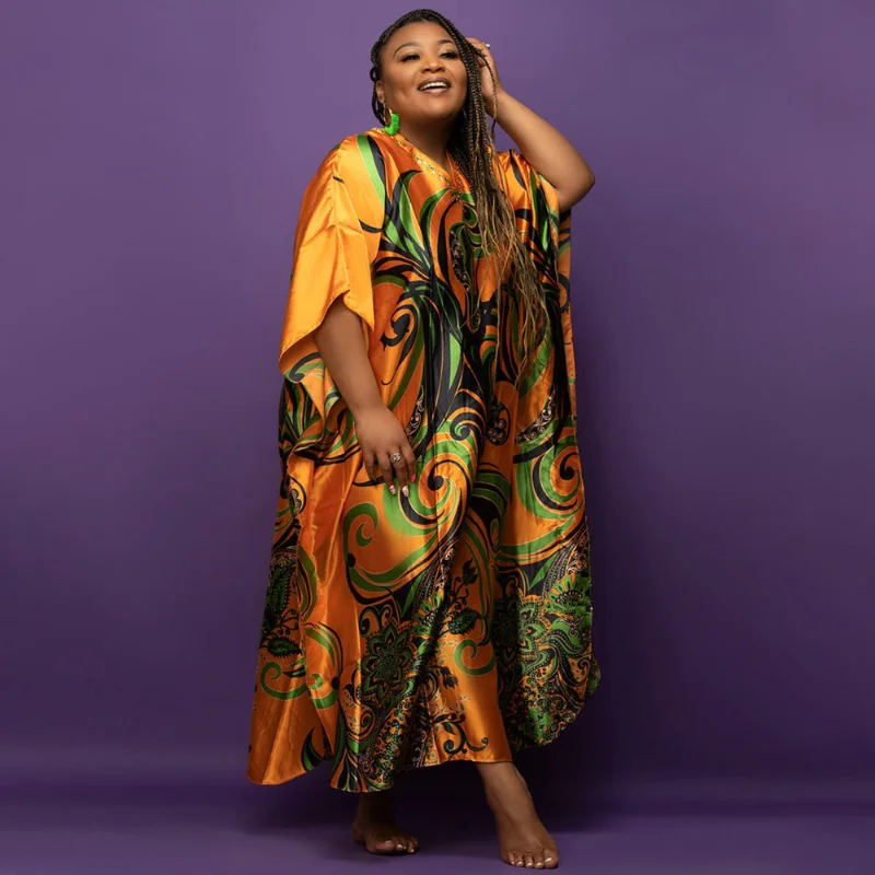 WUHE Plus Size Print Women V-neck High Waist Loose Maxi Dress 2023 Summer Batwing Sleeve Loose Casual Beach Style Street Wear
WUHE Plus Size Print Women V-neck High Waist Loose Maxi Dress 2023 Summer Batwing Sleeve Loose Casual Beach Style Street Wear
