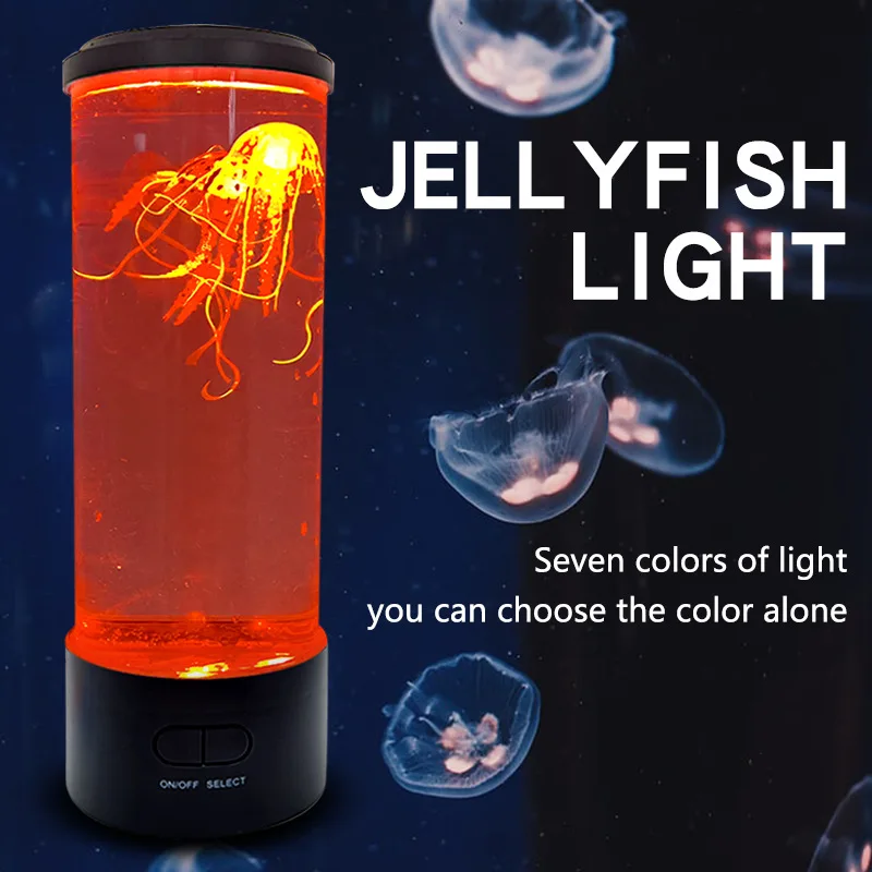 Simulated Jellyfish Light LED Colorful Desktop Decoration Light Bedroom Night Light USB Bedside Atmosphere Light Children's Gift
Simulated Jellyfish Light LED Colorful Desktop Decoration Light Bedroom Night Light USB Bedside Atmosphere Light Children's Gift