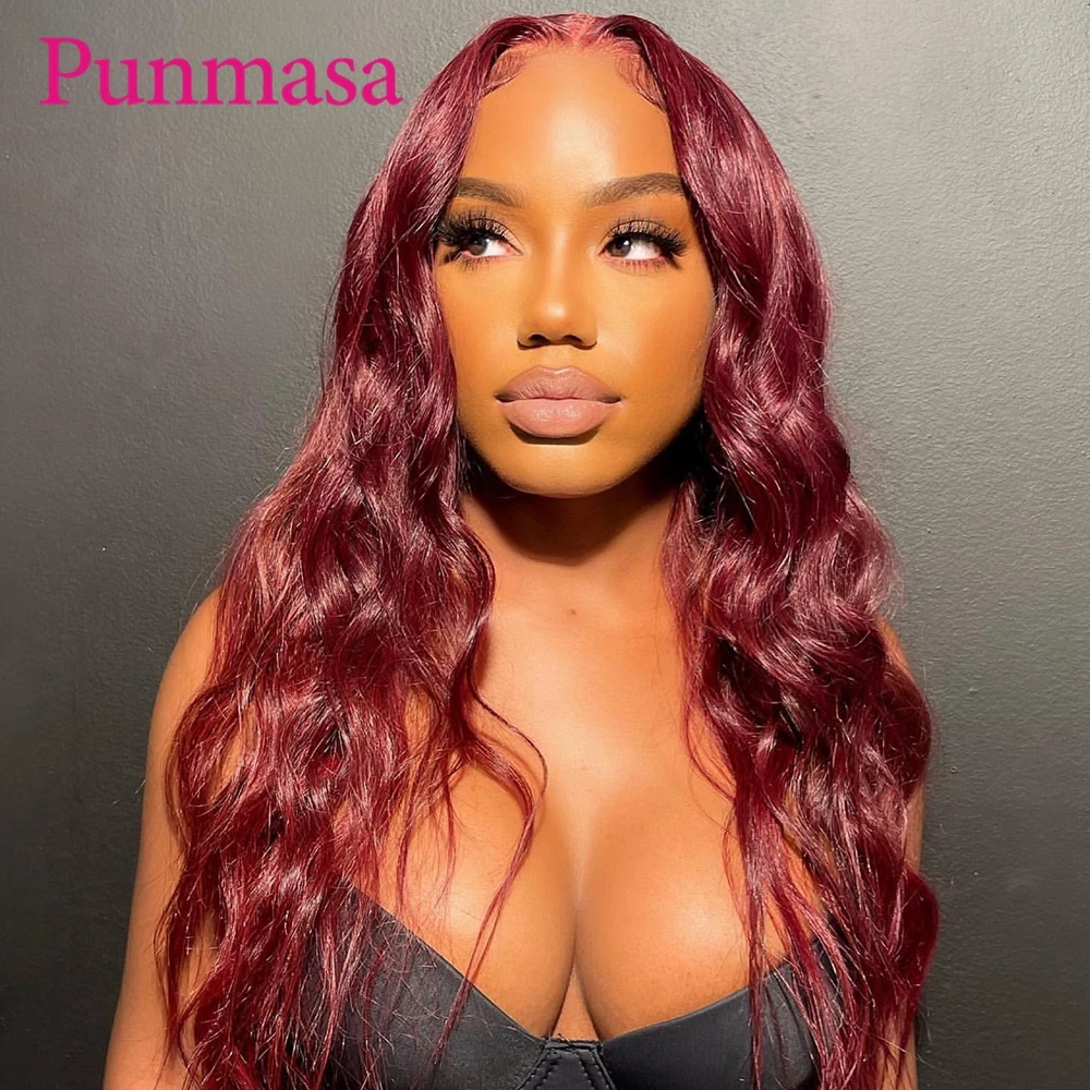 Punmasa 30 Inch 99J Body Wave 13x6 Human Hair Wig Transparent Lace Front Wigs for Black Women PrePlucked 200% 13X4 Frontal Wig
Punmasa 30 Inch 99J Body Wave 13x6 Human Hair Wig Transparent Lace Front Wigs for Black Women PrePlucked 200% 13X4 Frontal Wig