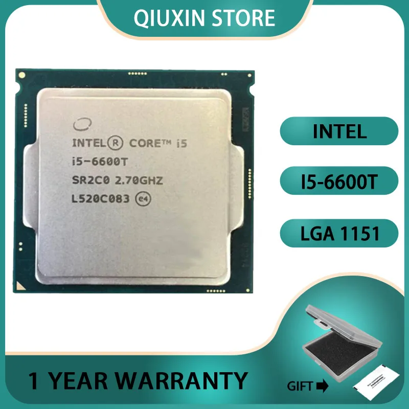 

Процессор Intel Core i5-6600T i5 6600T 2,7 ГГц 6 Мб 35 Вт LGA 1151 четырехъядерный четырехпоточный ЦПУ Процессор