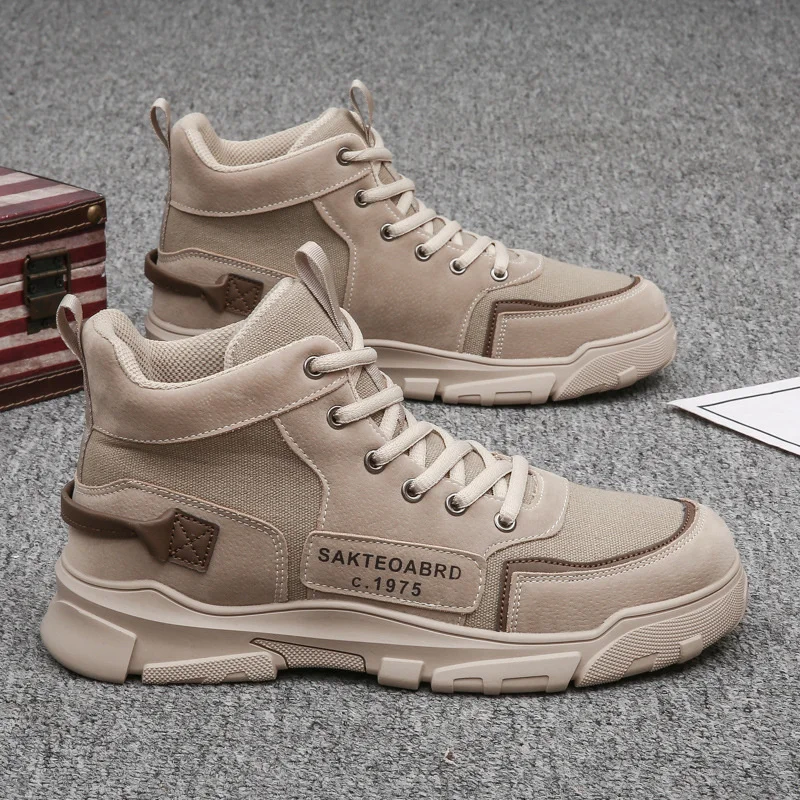 Men's flat work shoes, fashionable high-quality Martin boots, outdoor combat boots, leisure sports shoes, new series
Men's flat work shoes, fashionable high-quality Martin boots, outdoor combat boots, leisure sports shoes, new series
