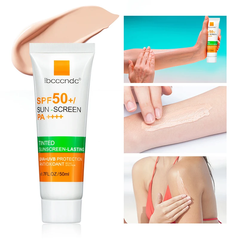 

Body Face Whitening Sunscreen SPF50 + Sun Protective Cream Oil Free Anti UVA/UVB Refreshing Moisturizing Barrier Cream Skin Care