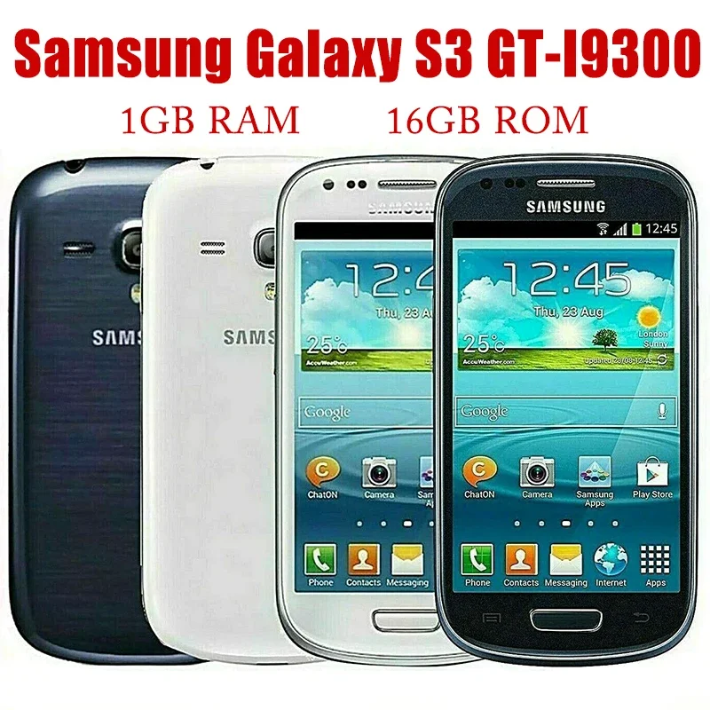 

Original Samsung Galaxy S3 I9300 3G Mobile 4.8'' 1GB RAM 8GB ROM Cell Phone Quad Core Android Unlocked Bar Smartphone