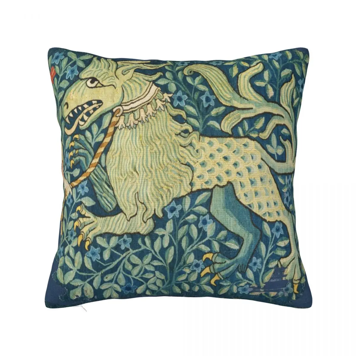 MEDIEVAL BESTIARY Lion Like Beast in Blue Flowers, Throw Pillow Cushions Home Decor christmas ornaments 2024
MEDIEVAL BESTIARY Lion Like Beast in Blue Flowers, Throw Pillow Cushions Home Decor christmas ornaments 2024