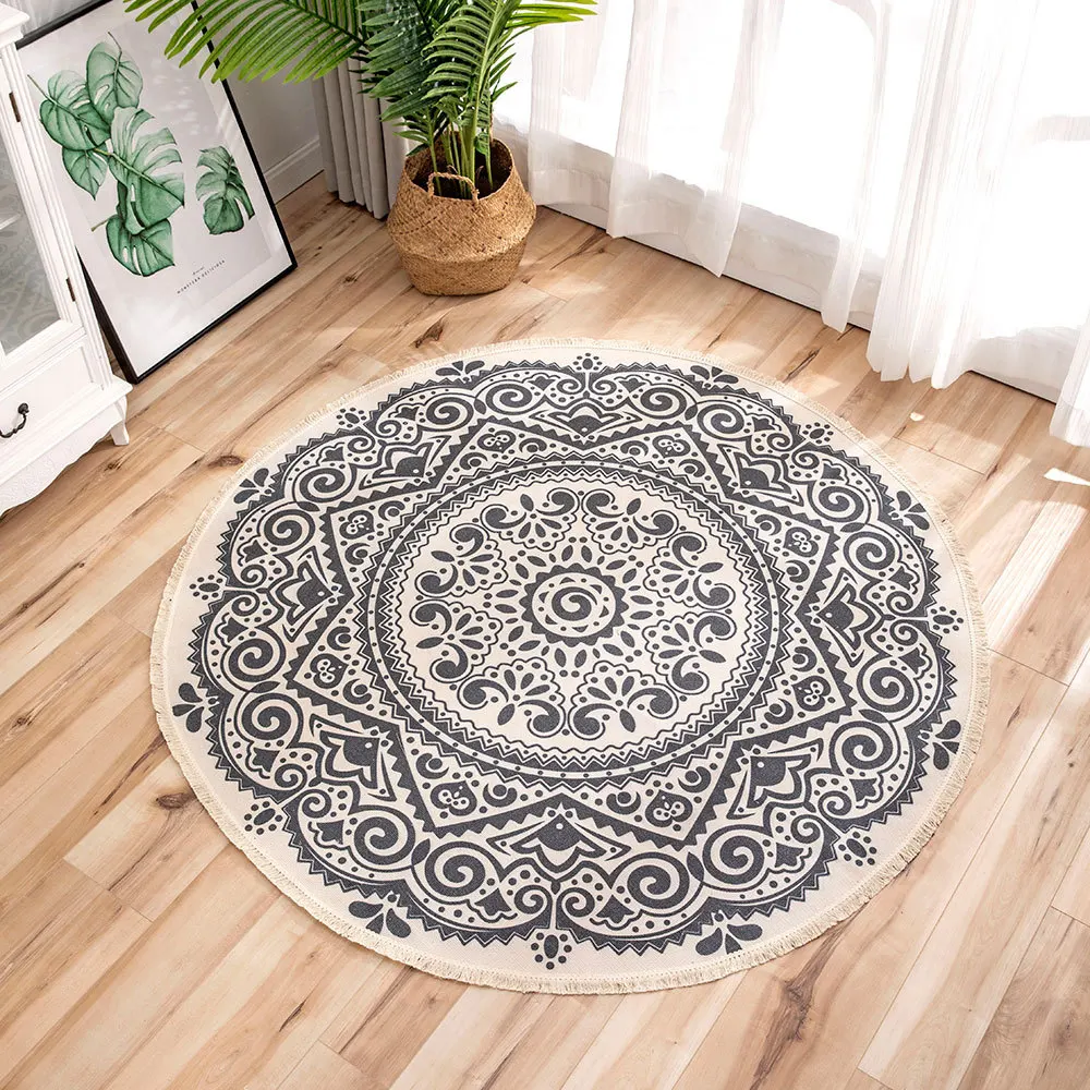 Retro Printing Rug Home Living Room Mat Ethnic Style Floor Mat Round Geometric Abstraction Rug for Bedroom Home Decorative
Retro Printing Rug Home Living Room Mat Ethnic Style Floor Mat Round Geometric Abstraction Rug for Bedroom Home Decorative