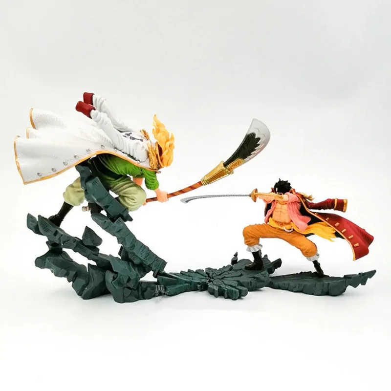 One Piece Anime Figures Gol D Roger VS Edward Newgate Fighting Whitebeard VS Roger Action Figure 10cm PVC Ornaments Kids Toys
One Piece Anime Figures Gol D Roger VS Edward Newgate Fighting Whitebeard VS Roger Action Figure 10cm PVC Ornaments Kids Toys
