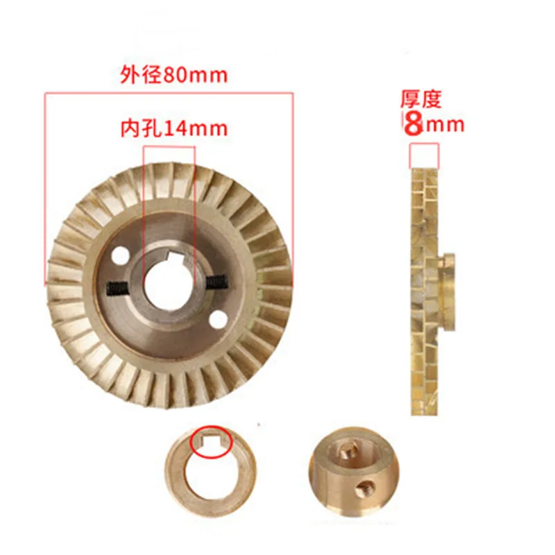 Gold Tone Brass Water Pump Spare Part 8mm Thick Impeller 80mm Dia 14mm Inner Hole
Gold Tone Brass Water Pump Spare Part 8mm Thick Impeller 80mm Dia 14mm Inner Hole