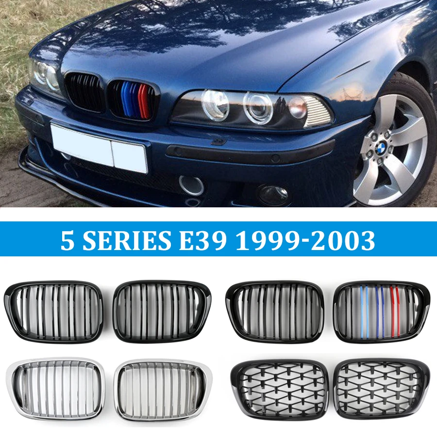 Передняя решетка радиатора BMW E39 5 Series, черный матовый хромированный гриль для лица, тюнинг кузова автомобиля
Передняя решетка радиатора BMW E39 5 Series, черный матовый хромированный гриль для лица, тюнинг кузова автомобиля
