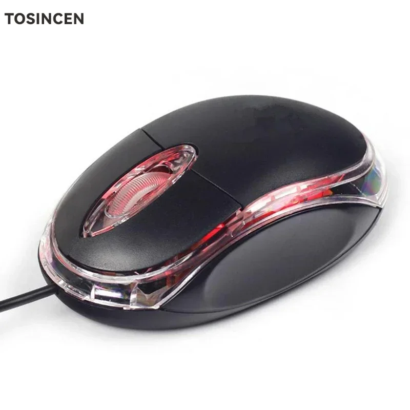 TOSINCEN Mini Optical Wired Mouse USB LED Ergonomic Design Mice for PC/Laptop/Notebook
TOSINCEN Mini Optical Wired Mouse USB LED Ergonomic Design Mice for PC/Laptop/Notebook