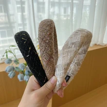 Woolen Sponge Padded Headbands Broad-brimmed Hair Hoop Autumn Winter Fabric Head Hoop Makeup Face Wash Hairband Hair Accessories
Woolen Sponge Padded Headbands Broad-brimmed Hair Hoop Autumn Winter Fabric Head Hoop Makeup Face Wash Hairband Hair Accessories