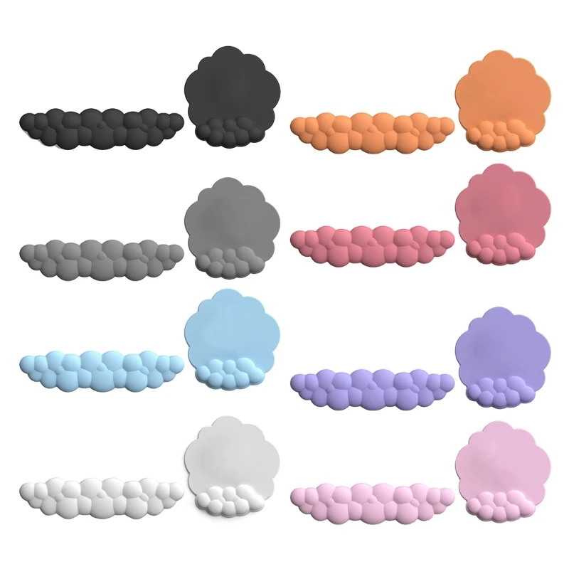 Cloud Wrist Rest Combo Mouse Wrist Support Pad Ergonomic PainRelief Desk Accessory Non Slip Rest Set P9JB
Cloud Wrist Rest Combo Mouse Wrist Support Pad Ergonomic PainRelief Desk Accessory Non Slip Rest Set P9JB