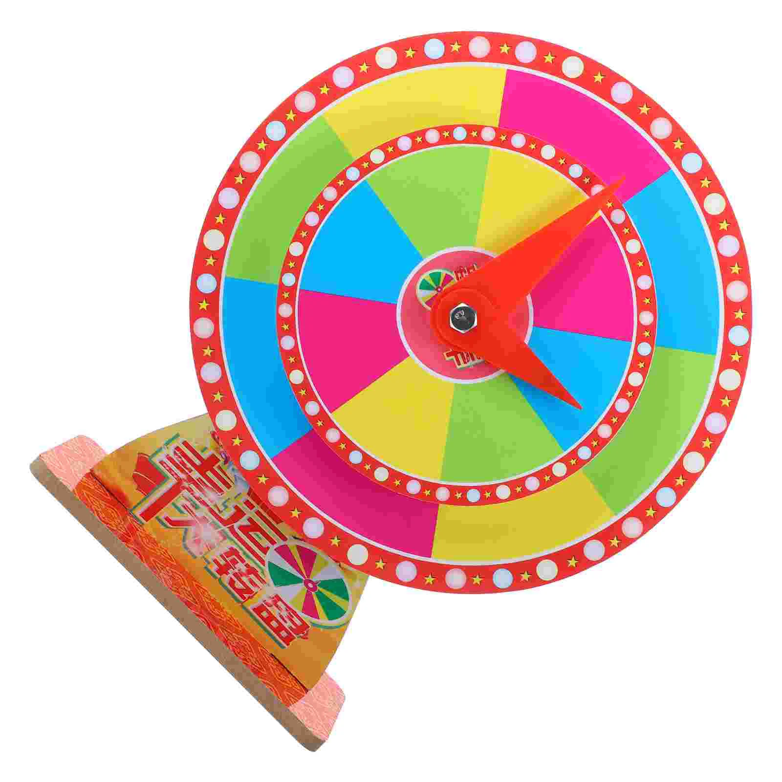 Turntable Desktop Vertical Double-layer Lottery Carousel Party Game Props Rotating Wheel for Prizes DIY Plastic Child
Turntable Desktop Vertical Double-layer Lottery Carousel Party Game Props Rotating Wheel for Prizes DIY Plastic Child