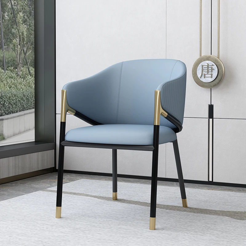 Salon Styling Dining Chairs Leisure Nordic Luxury Leather Individual Armchair Backrest Silla Plegable Furniture for Home CC50CY
Salon Styling Dining Chairs Leisure Nordic Luxury Leather Individual Armchair Backrest Silla Plegable Furniture for Home CC50CY
