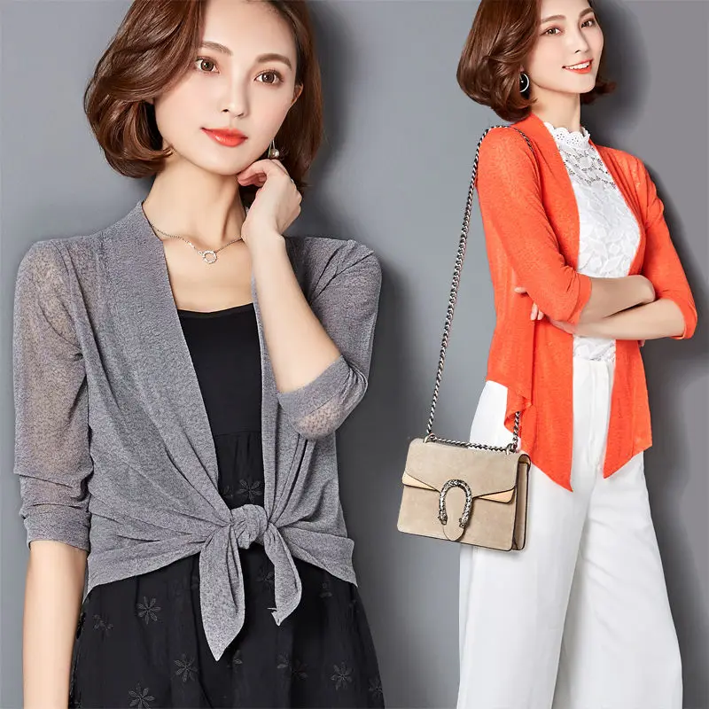 Women's Casual Cardigans Lightweight Open Front Soft Small Shawl 3/4 Sleeve Cardigan M-4xl Coat Clothes Shirt MN001
Women's Casual Cardigans Lightweight Open Front Soft Small Shawl 3/4 Sleeve Cardigan M-4xl Coat Clothes Shirt MN001