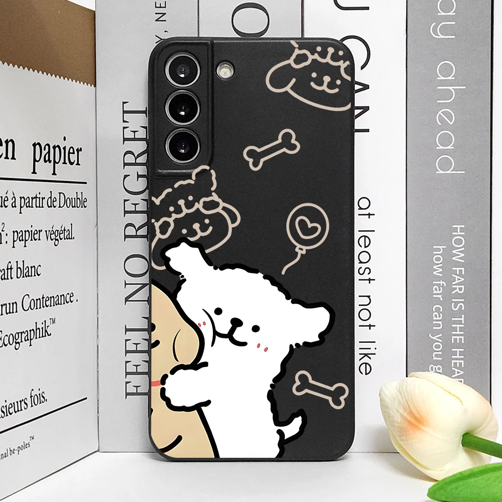 Funny Animal Dog Couple Phone Case for Samsung Galaxy S25 Plus S21 FE S22 S23 S24 Ultra Shockproof Soft Cover Paired Fundas Skin Funny Animal Dog Couple Phone Case for Samsung Galaxy S25 Plus S21 FE S22 S23 S24 Ultra Shockproof Soft Cover Paired Fundas Skin