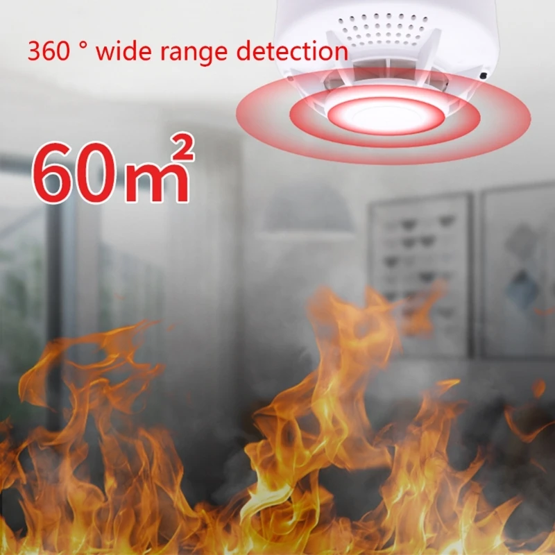 High-peroformance Smoke Detector Heat Alarm Battery Operated Smoke Alarm with Light Sound for Distribution Box Mall DropShipping
High-peroformance Smoke Detector Heat Alarm Battery Operated Smoke Alarm with Light Sound for Distribution Box Mall DropShipping
