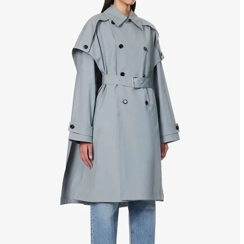 SuperAen Shawl Coat Women's 2023 Autumn and Winter New Korean Style Solid Color Double-breasted Long Trench Coats
SuperAen Shawl Coat Women's 2023 Autumn and Winter New Korean Style Solid Color Double-breasted Long Trench Coats