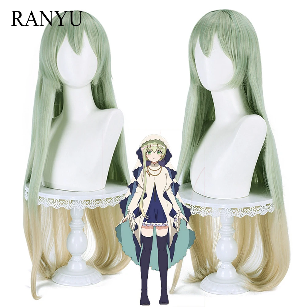 RANYU The White Holy Woman And The Black Priest Cecilia Wigs Long Synthetic Straight Ombre Green Yellow Gradient for Party
RANYU The White Holy Woman And The Black Priest Cecilia Wigs Long Synthetic Straight Ombre Green Yellow Gradient for Party