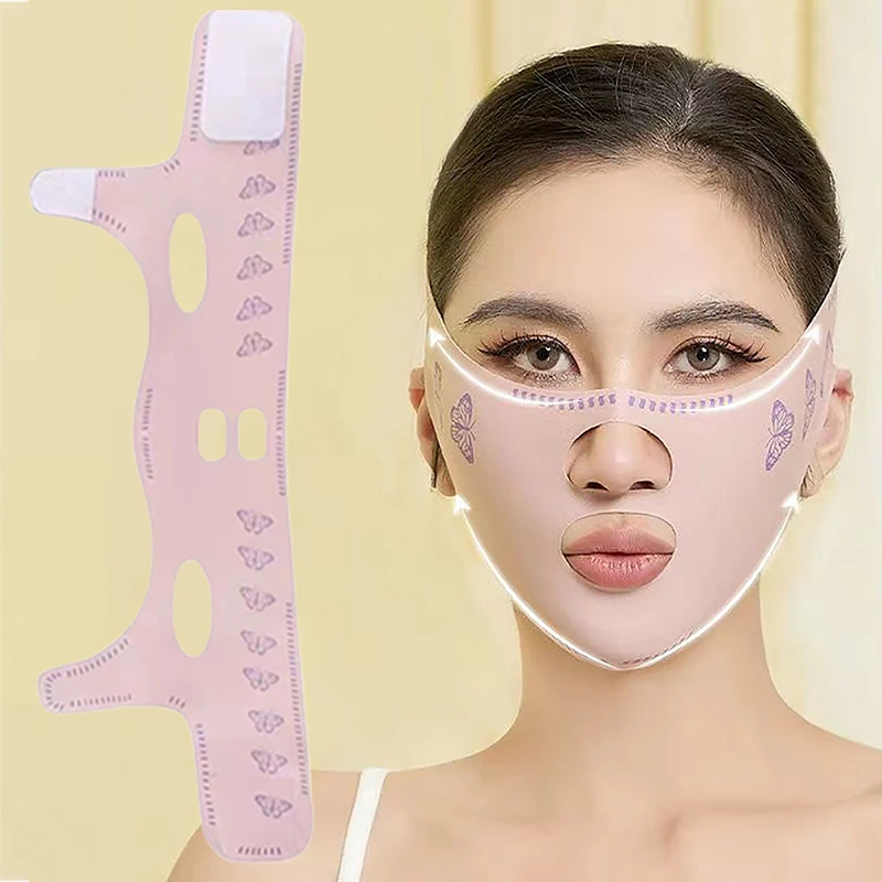 

Face V Shaper Facial Slimming Bandage Relaxation Lift Up Belt Shape Lift Reduce Double Chin Face Thining Band Massage Hot Sale