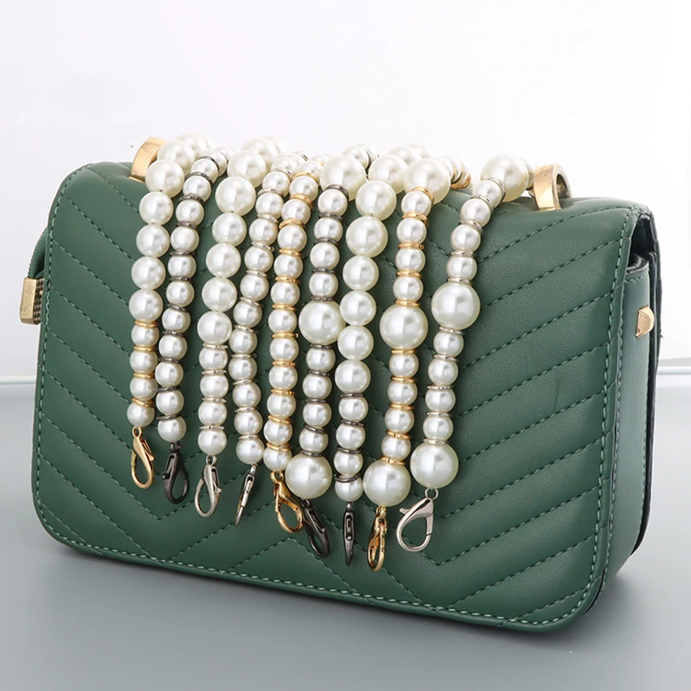 Imitation Pearl Bag Chain For Women Handbag Decoration Resin Mixed Bead Chian Replacement Shoulder Bag Straps Handle Belts
Imitation Pearl Bag Chain For Women Handbag Decoration Resin Mixed Bead Chian Replacement Shoulder Bag Straps Handle Belts