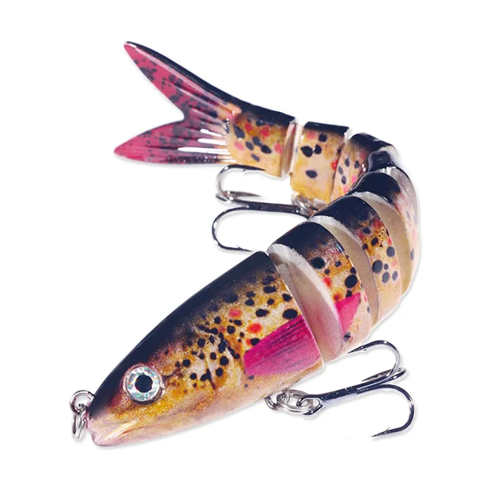 Sea Fishing Lures Lifelike Multi Jointed Swimbait Lure Slow Sinking Bionic Swimming Bait Crankbaits Fishing Wobblers Accessories
Sea Fishing Lures Lifelike Multi Jointed Swimbait Lure Slow Sinking Bionic Swimming Bait Crankbaits Fishing Wobblers Accessories