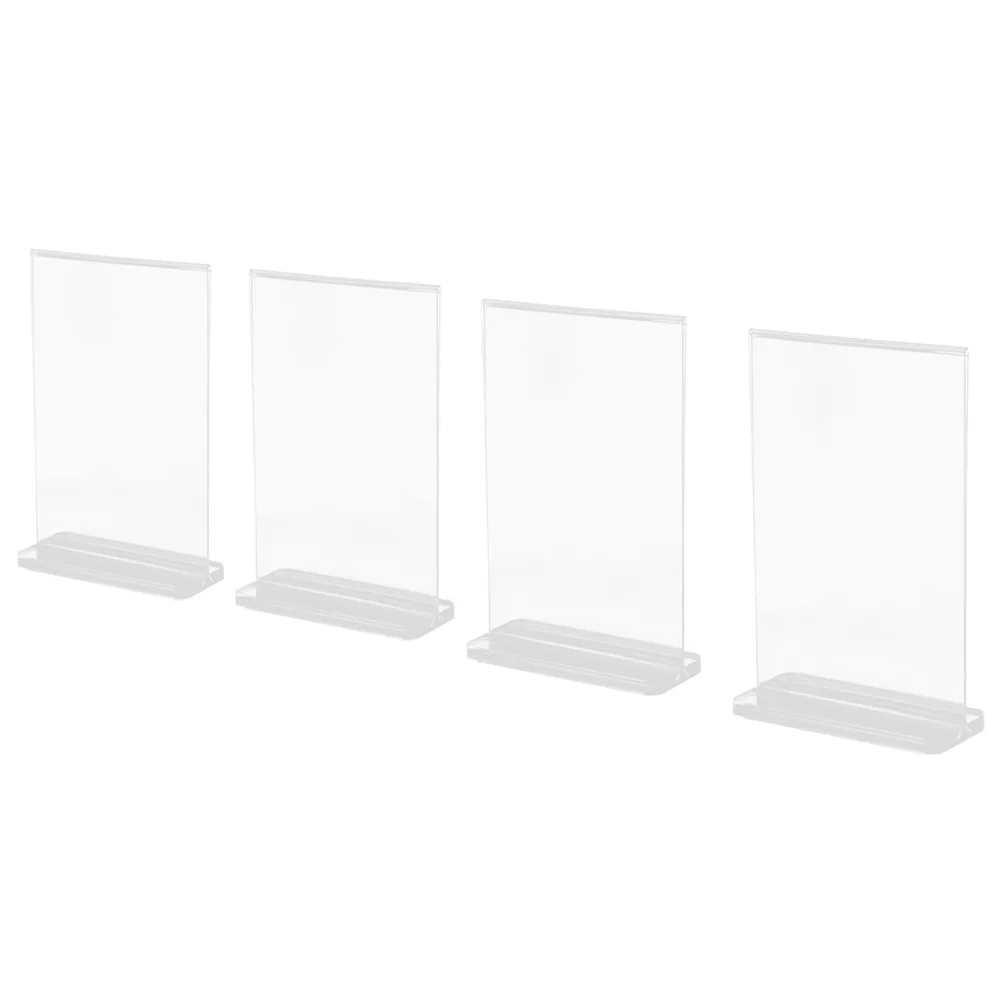 Tabletop Sign Holder Vertical Sign Holder Clear Menu Display Stand Desktop Poster Holder Acrylic Sign Holder for Restaurant
Tabletop Sign Holder Vertical Sign Holder Clear Menu Display Stand Desktop Poster Holder Acrylic Sign Holder for Restaurant