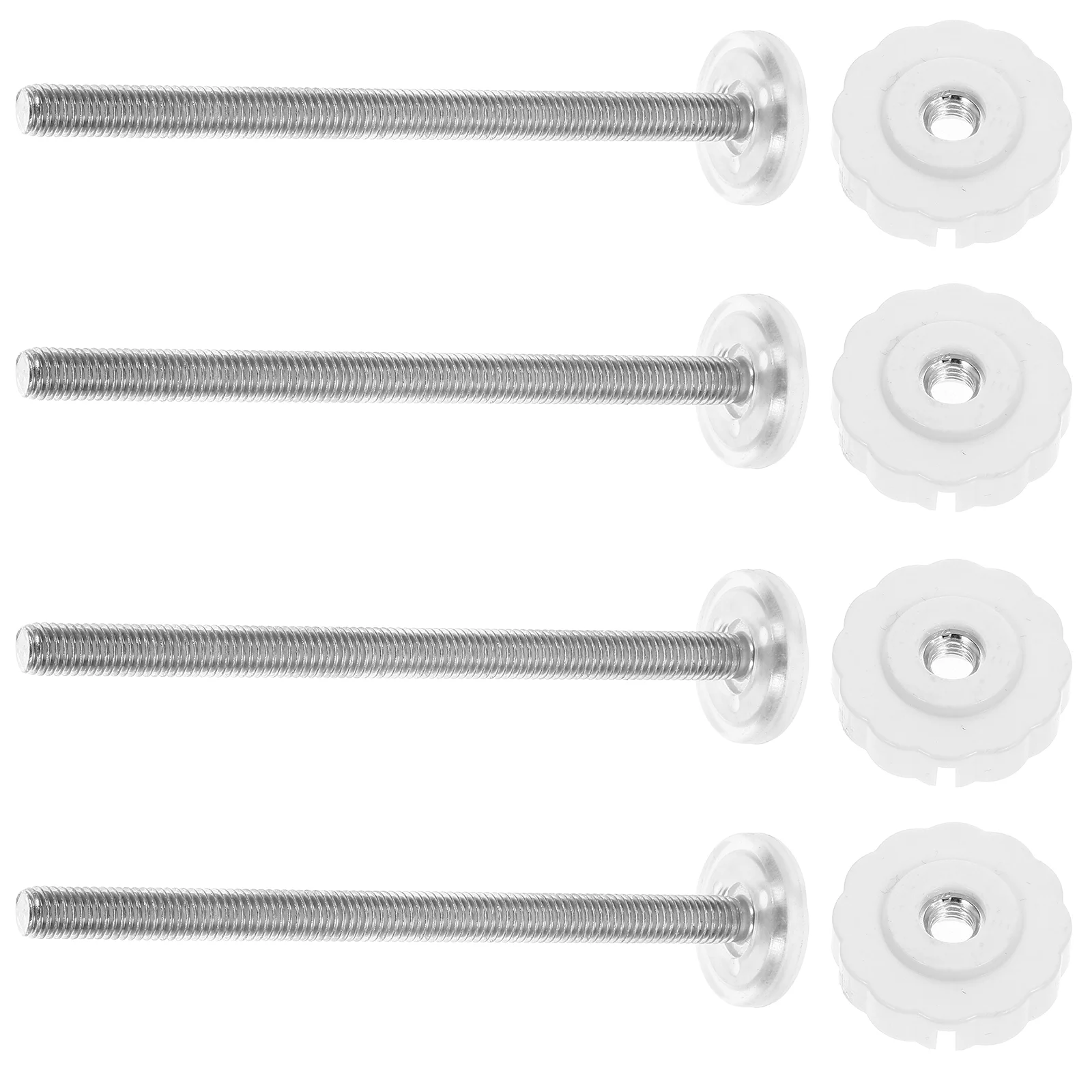 

4 Pcs Bolts Hardware Threaded Replacement Parts Pet Gates Mounting Kit Accessories Screws