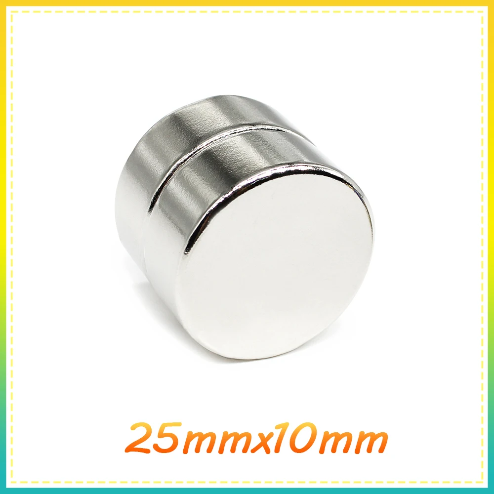 1/2/5/10PCS 25x10 mm Strong Round Magnets N35 Neodymium Magnets 25x10mm Thick Disc Powerful Strong Magnetic Magnets 25*10
1/2/5/10PCS 25x10 mm Strong Round Magnets N35 Neodymium Magnets 25x10mm Thick Disc Powerful Strong Magnetic Magnets 25*10