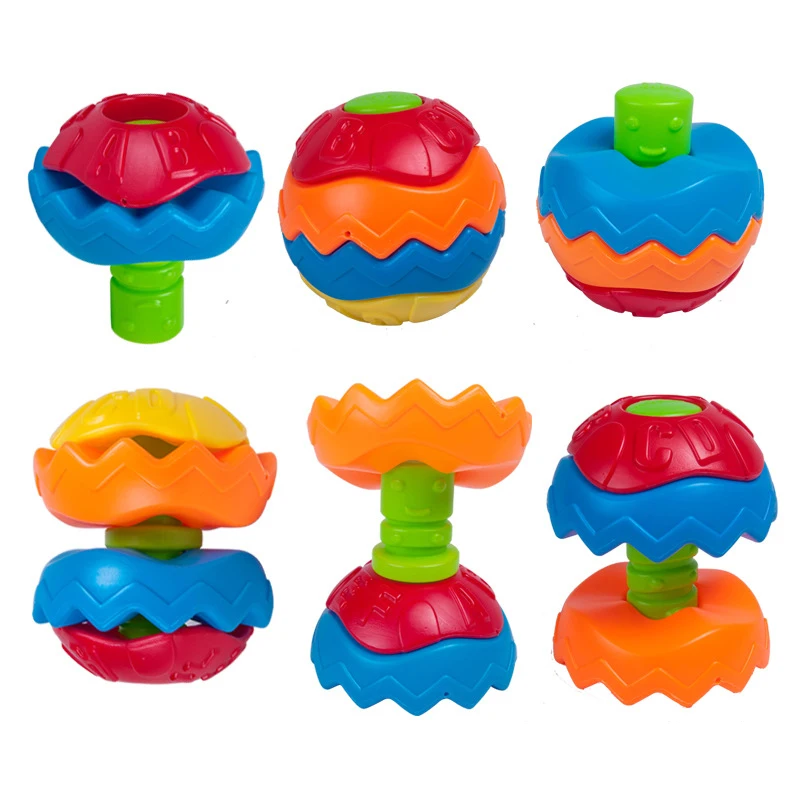 

Children's Puzzle Toys Creative Colorful DIY Disassembly Building Block Ball Fun Changeable Building Blocks Hand Grip Balls Toys