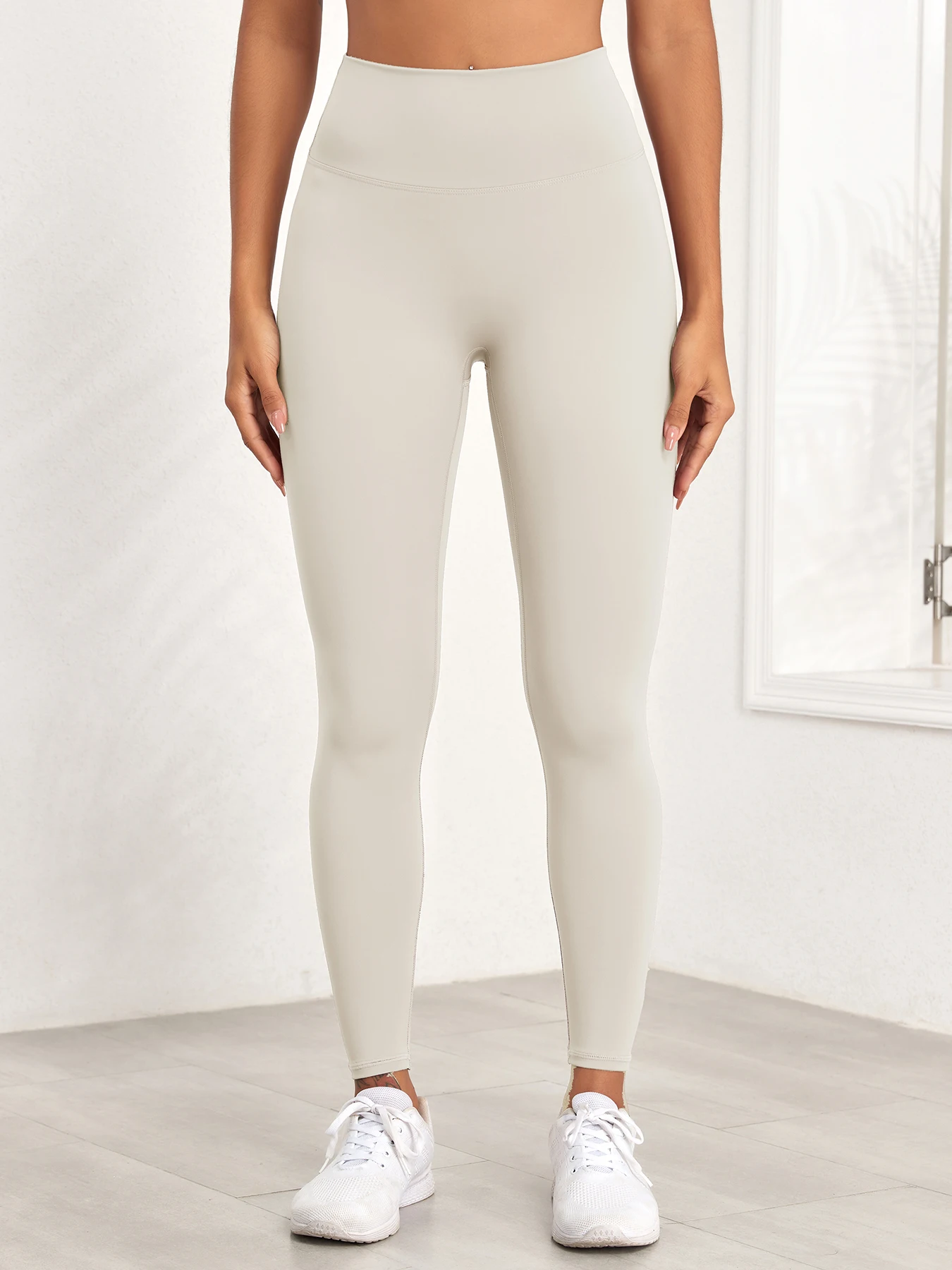 

CHRLEISURE Seamless Yoga Pants for Women High Waist Fitness Legging Solid Color Running Tight Soft Slim Elastic Sports Leggings
