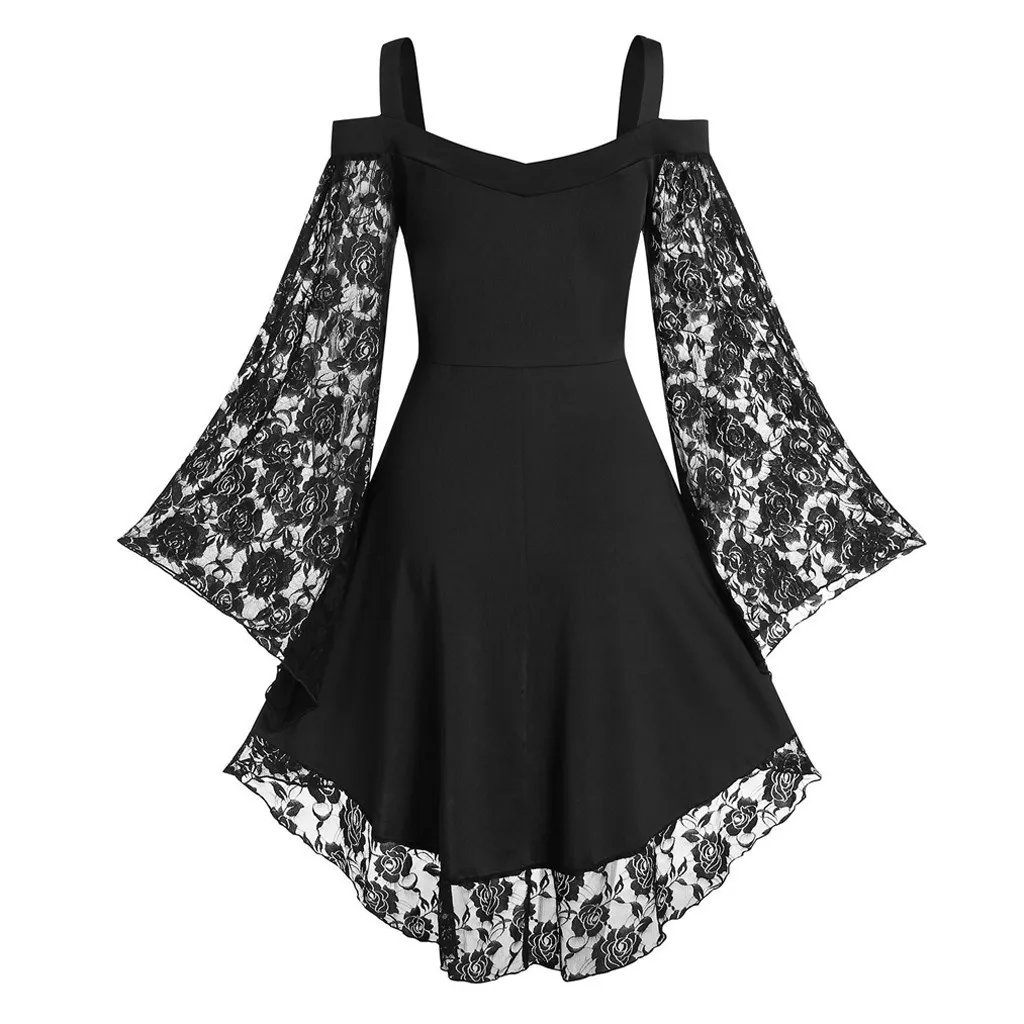 Women's Steampunk Gothic Dress Vintage Punk Gothic Evening Party Midi Dress Cocktail Dress for Evening Party
Women's Steampunk Gothic Dress Vintage Punk Gothic Evening Party Midi Dress Cocktail Dress for Evening Party