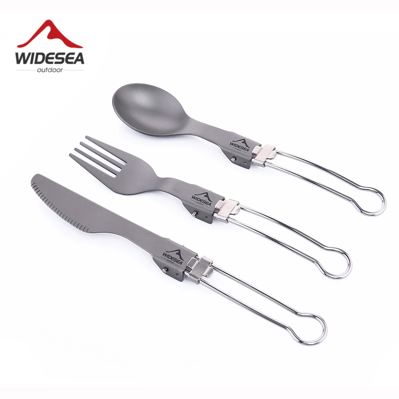 Widesea Titanium Spoon Fork Knife Set Ultralight Camping Tableware Outdoor cooking Equipment Cutlery Cookware Hiking Trekking
Widesea Titanium Spoon Fork Knife Set Ultralight Camping Tableware Outdoor cooking Equipment Cutlery Cookware Hiking Trekking