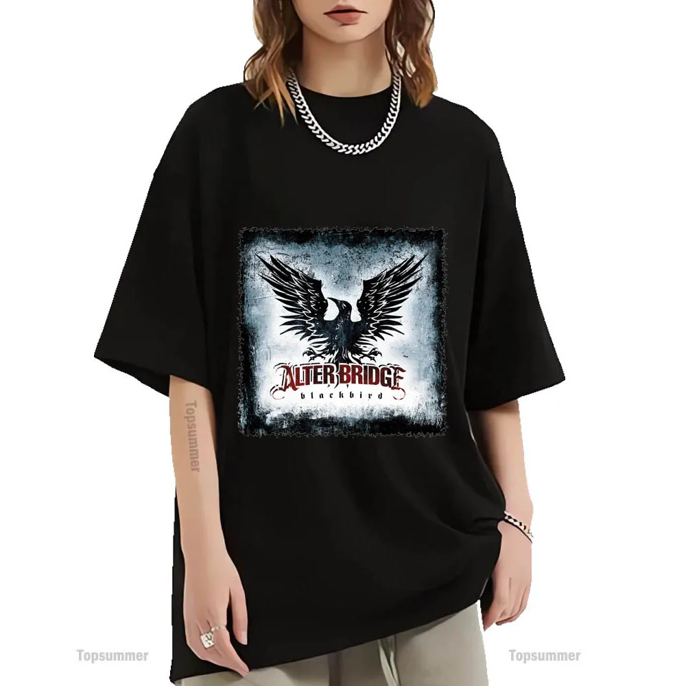 

Blackbird футболка с альбомом альтер мост тур футболка парные летние футболки Harajuku футболки с коротким рукавом Хлопок топы футболки
