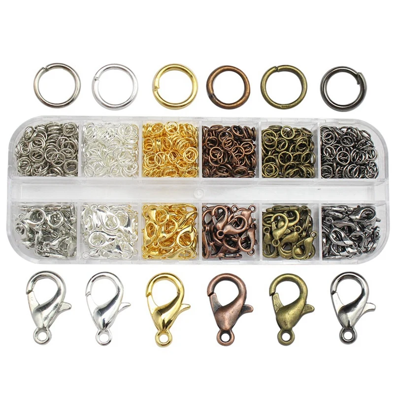 1Box Mixed Color Lobster Clasp Hooks Iron Open Jump Ring Split Rings Connectors For Necklace Bracelet Jewelry DIY Making
1Box Mixed Color Lobster Clasp Hooks Iron Open Jump Ring Split Rings Connectors For Necklace Bracelet Jewelry DIY Making