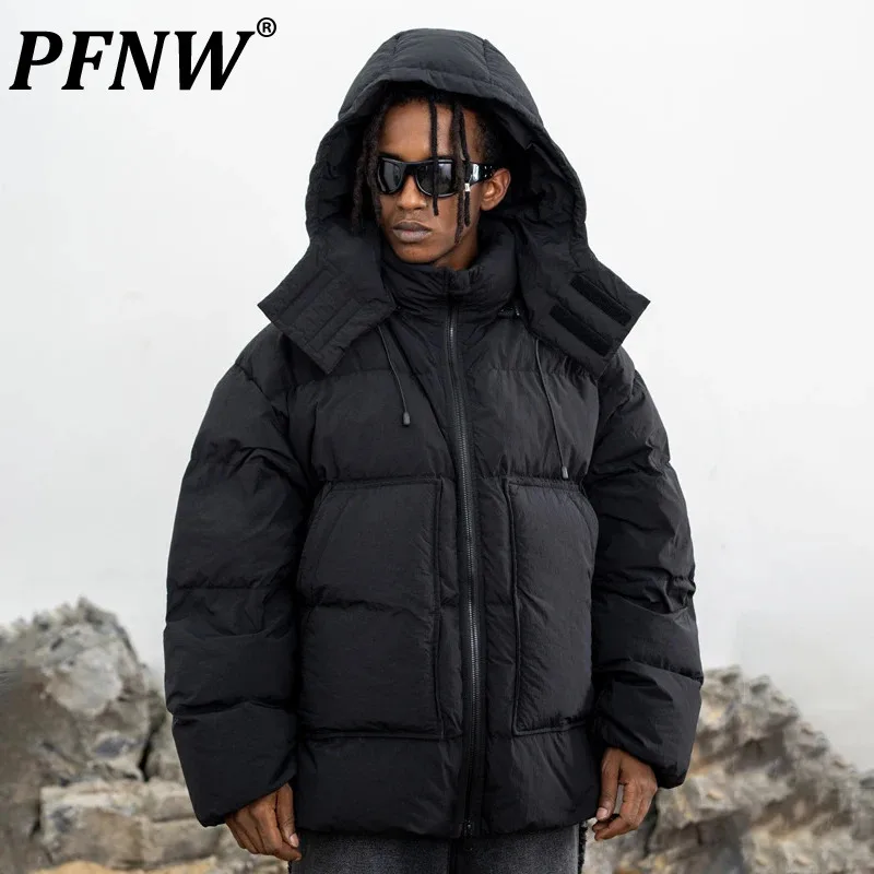 PFNW High Street Men's Tech Wear Padded Jackets Detachable Hooded Cotton Coats Male Solid Color Tops 2023 Winter Chic 28W2703
PFNW High Street Men's Tech Wear Padded Jackets Detachable Hooded Cotton Coats Male Solid Color Tops 2023 Winter Chic 28W2703