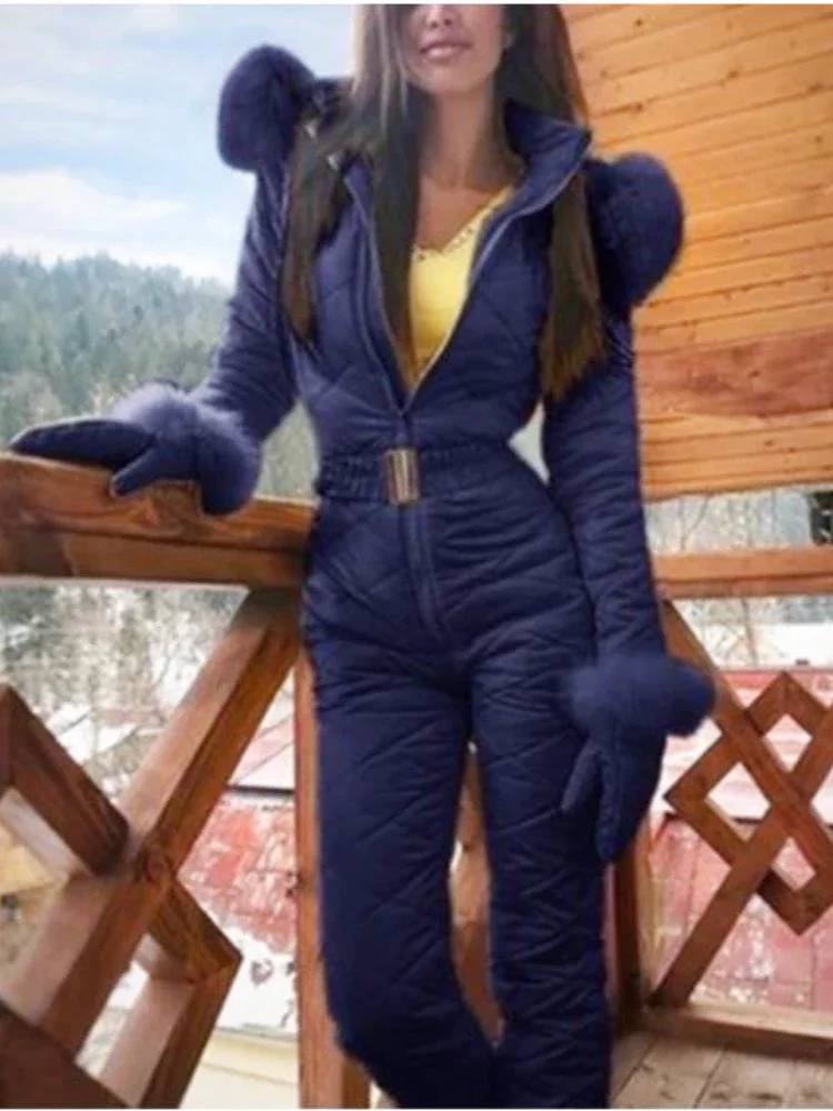 Модные зимние женские комбинезоны с капюшоном, парка с хлопковой подкладкой, теплый лыжный костюм с поясом, прямые цельные повседневные спортивные костюмы на молнии
Модные зимние женские комбинезоны с капюшоном, парка с хлопковой подкладкой, теплый лыжный костюм с поясом, прямые цельные повседневные спортивные костюмы на молнии