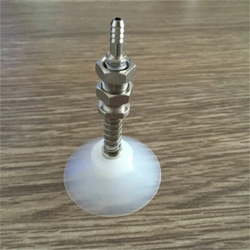 Pneumatic 5mm Tubular Barb Connector Clear White Silicone Vacuum Suction Cup 50mm M11 Thread
Pneumatic 5mm Tubular Barb Connector Clear White Silicone Vacuum Suction Cup 50mm M11 Thread