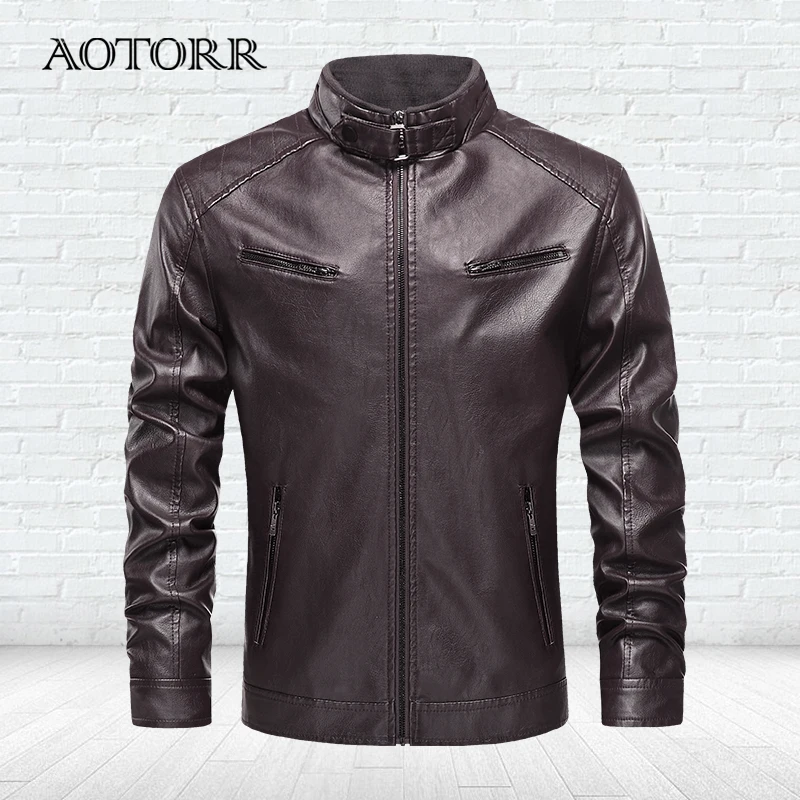 Leather Jacket Men Fleece Warm Coats Autumn Winter Male Casual Motorcycle PU Jackets Man Vintage Fashion Slim Coat Biker Outwear
Leather Jacket Men Fleece Warm Coats Autumn Winter Male Casual Motorcycle PU Jackets Man Vintage Fashion Slim Coat Biker Outwear