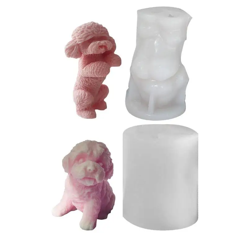 

3D Silicone Mold Diy Soap Resin Plaster Mould Animal Scented Candle Handicraft Making DIY Chocolate Ice Baking Cake Decoration