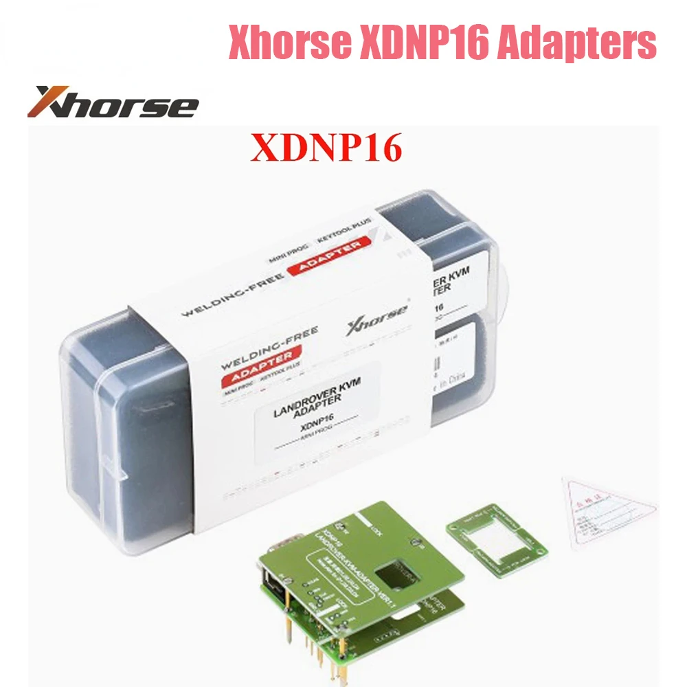 Адаптеры Xhorse VVDI XDNP16 для комплекта квм Lan-d Rov-er, работает с мини-проектором и ключевым инструментом, плюс инструменты для программирования ключей
Адаптеры Xhorse VVDI XDNP16 для комплекта квм Lan-d Rov-er, работает с мини-проектором и ключевым инструментом, плюс инструменты для программирования ключей