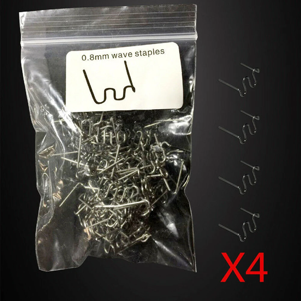 400pcs 0.8mm Hot Staples For Car Bumper Flat Stapler Repair Wave Welding Nail Removal End Pieces Pre-cut Wave Staples
400pcs 0.8mm Hot Staples For Car Bumper Flat Stapler Repair Wave Welding Nail Removal End Pieces Pre-cut Wave Staples