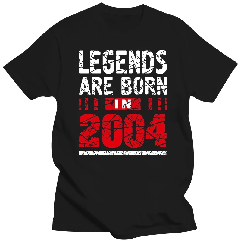 Custom Tshirt Man Casual Legends Are Born In 2004 T-Shirt For Men Formal Cotton Tee Shirt Humour Summer Plus Size Top Quality
Custom Tshirt Man Casual Legends Are Born In 2004 T-Shirt For Men Formal Cotton Tee Shirt Humour Summer Plus Size Top Quality