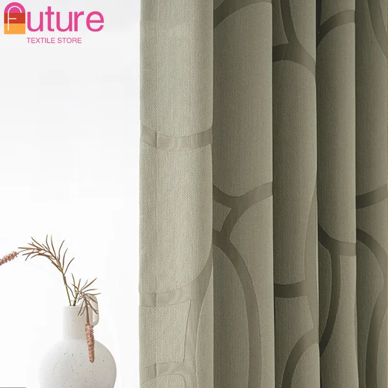 Grey Chenille Jacquard Thickened Blackout Curtains for Bedroom Living Room Customized Finished French Window Balcony
Grey Chenille Jacquard Thickened Blackout Curtains for Bedroom Living Room Customized Finished French Window Balcony