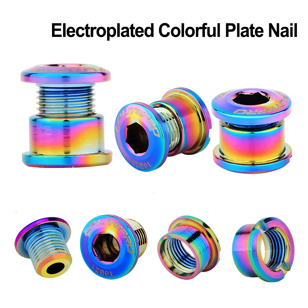 4/5pcs Ultralight MTB Road Bike Single Double Chainring Bolt Sprocket Chainwheel Screws Colorful Aluminum Alloy Bicycle Screw
4/5pcs Ultralight MTB Road Bike Single Double Chainring Bolt Sprocket Chainwheel Screws Colorful Aluminum Alloy Bicycle Screw