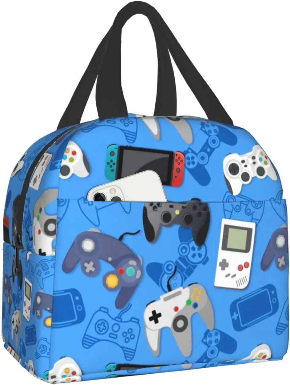 Gamer Portable Lunch Tote Bag Reusable Gaming Thermal Lunch Box for Men Women Kids for School Camping Hiking Picnic Beach Travel
Gamer Portable Lunch Tote Bag Reusable Gaming Thermal Lunch Box for Men Women Kids for School Camping Hiking Picnic Beach Travel