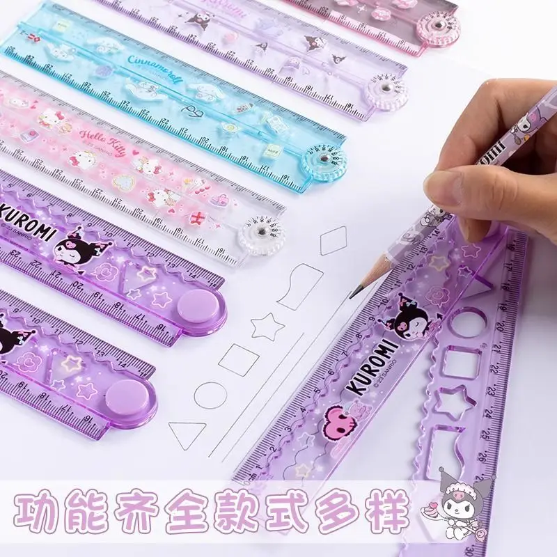 Линейка Sanrio Kuromi Mymelody Cinnamoroll, 30 см, складная линейка, многофункциональная линейка 15 см для классов для учеников начальной школы
Линейка Sanrio Kuromi Mymelody Cinnamoroll, 30 см, складная линейка, многофункциональная линейка 15 см для классов для учеников начальной школы