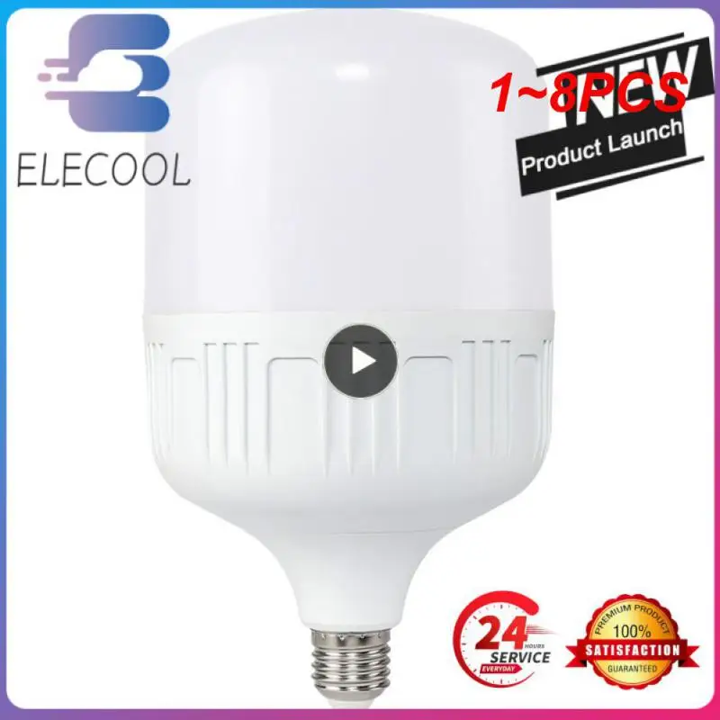 

1~8PCS High power LED lamp E27 B22 LED bulb AC220V 230V 240V 60W 15W 20W 30W 40W 50W Smart IC Lampada LED Spotlight Table Lamps