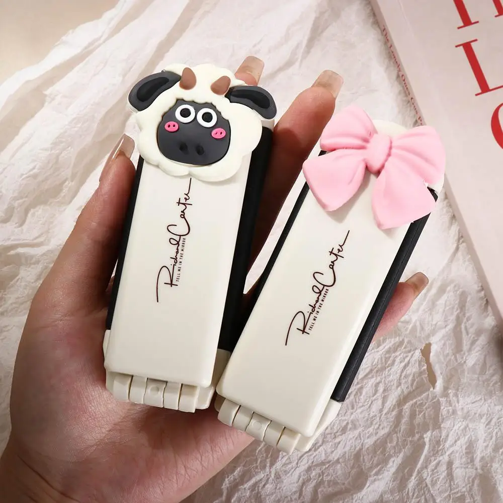 Mini 2 in 1 Comb Mirror Set Milk White Anti Static Air Bag Hair Comb Lamb Cartoon Foldable Hair Brush Hair Styling Accessories
Mini 2 in 1 Comb Mirror Set Milk White Anti Static Air Bag Hair Comb Lamb Cartoon Foldable Hair Brush Hair Styling Accessories