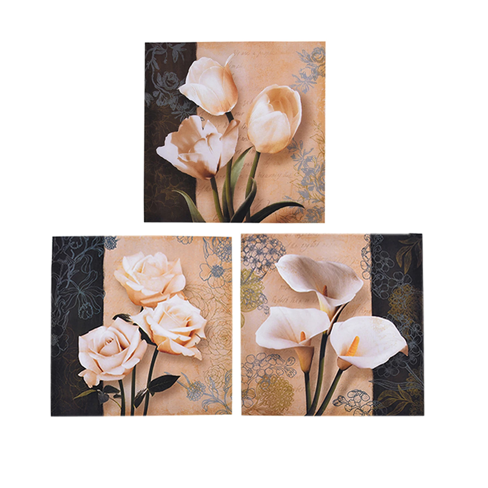 Decoration Wall Sticker Canvas Classical Flower Living Room Painting Wall Hanging Wall Sticker 30*30cm Bedroom
Decoration Wall Sticker Canvas Classical Flower Living Room Painting Wall Hanging Wall Sticker 30*30cm Bedroom