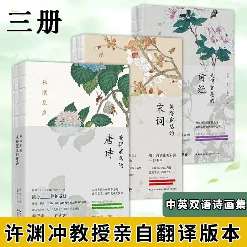 

The Suffocatingly Beautiful Tang Poems And Song Chinese English Bilingual Literature Prose Famous Books